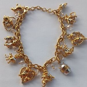 Disney Winnie The Pooh And Friends Charm Bracelet